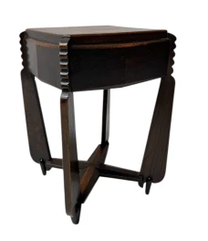 Art Deco Amsterdamse School Side Table by Architect Christiaan Bartels, 1920s